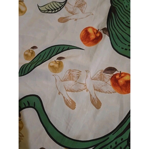 Art Beautiful White Tree Bird Tropical Kimono Maxi Robe One Size - Picture 16 of 16
